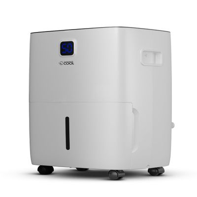 COMMERCIAL COOL Dehumidifier, 35 Pint Dehumidifier with Adjustable Humidistat, For Home, Kitchen & Basement, Portable Dehum with Continuous Drainage 3000 Sq. Ft., CCD35JW