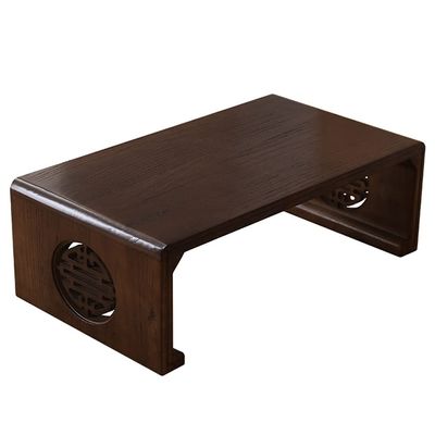RebeSCo Wooden Coffee Table Living Room Low Table Balcony Wooden Tea Table Chinese Culture Table Tea Room Wooden Table (Color : C, Size : 80x50x30cm) (C 50x40x30cm)