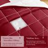 Basic Beyond Twin Comforter Set - Micromink Fleece Sherpa Comforter for Twin Bed, Soft and Warm Twin Bedding Comforter Set for Girls and Boys in Winter, Red, 64"x88" view 3