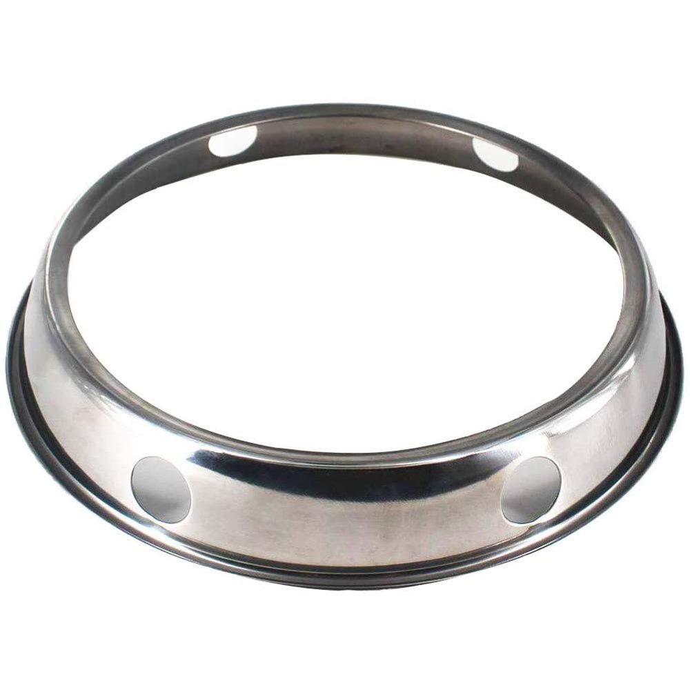 Pizarra Universal Wok Support Rack Stand - Round Bottom Wok Ring for Stove Fry Pans Kitchen