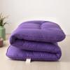 Futon Mattress Japanese Floor Mattress Thicken Sleeping Mattress for Student Dormitory Japanese Bed Tatami Mat for Adults Foldable Roll Up Mattress Guest Bed for Travel,Purple,180x220cm view 1