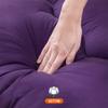 Futon Mattress Japanese Floor Mattress Thicken Sleeping Mattress for Student Dormitory Japanese Bed Tatami Mat for Adults Foldable Roll Up Mattress Guest Bed for Travel,Purple,180x220cm view 2
