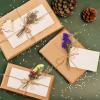 30 Pcs Mini Don't Forget Me Flower Bouquets Purple Natural Dried Flowers Bouquet Dry Flower&Leaves Lavender Dried Embossing Flower Bundles Plant Stem Bunch for DIY Craft,Photo Props,Wedding Decoration view 4
