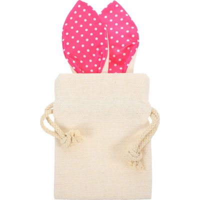 CALLARON Drawstring Bunny Bag Rabbit Ear Snack Bag for DIY Easter Party Favors Wear-Resistant Pouch for Treats for Candy Cookies and Fun Surprise for Friends and Family