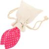 CALLARON Drawstring Bunny Bag Rabbit Ear Snack Bag for DIY Easter Party Favors Wear-Resistant Pouch for Treats for Candy Cookies and Fun Surprise for Friends and Family view 2