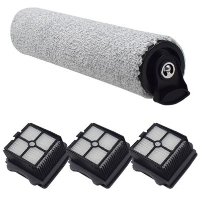 iFloor 3 Brush Roller and HEPA Filter Combo - Replacement for Hardwood Floors, Pet Hair, Quick-Dry, Ultra-Quiet, Easy Install | for Tineco Model: iFloor 3/Breeze/S3