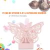 Pocreation Favor, Mariposas 100Pcs European Wedding Favor Boxes, Centro De Dulces for Chocolate Sugar Treats, Birthday Party Decoration view 4