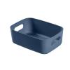 Cyrank Desktop Storage Basket, Plastic Storage Baskets with Handle Desktop Storage Basket Reusable PP Cosmetic Storages Box Desktops Sundries Organizer with Handle for Household(#4) view 1