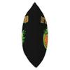 Creepy Halloween Pumpkin With Green Flame Punk Rock Pumpkin Throw Pillow view 2