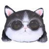 YYOYY Adorable Soft Cartoon Dog Cat Tissue Box, Creative Tissue Hanging Holder, Napkin Dispenser Hanging Pouch for Home, Living Room, Bedroom & Car (Glasses cat 6548) view 2