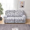 8 Pieces Stretch Recliner Sofa Slipcovers, 2 3 Seat Recliner Cover Printed Loveseat Reclining Sofa Slipcover Furniture Protector with Pocket view 3