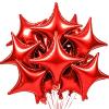 18inch Star Shape Foil Mylar Balloon,30 pcs Red Four Angle Star Balloons for Birthday Party,Wedding,Valentine's Day, engagement partyChristmas,Baby Shower Backdrops Decorations view 1
