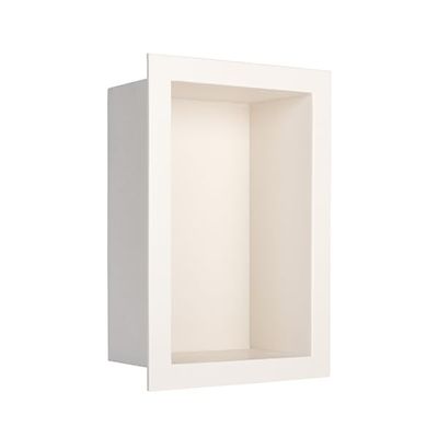 7" W x 11" H Square Recessed Niche (Antique White)