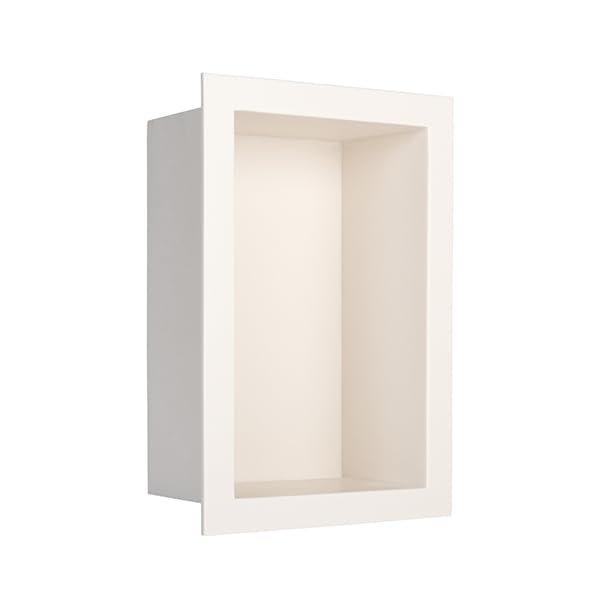 7" W x 11" H Square Recessed Niche (Antique White)