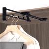 Autuwintor Retractable Closet Pull Out Rod Black Closet Rod Heavy Duty Top-mounted 18-Inche Telescopic Valet Rods for Closets Quantity-1pcs view 1