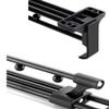 Autuwintor Retractable Closet Pull Out Rod Black Closet Rod Heavy Duty Top-mounted 18-Inche Telescopic Valet Rods for Closets Quantity-1pcs view 4