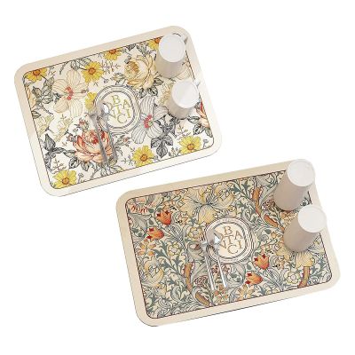 2023 New Fantasy Style Draining Mat, 11.8 X 15.75in Super Absorbent Dish Drying Mat Washable Plates Dish Drying Pad, Soft Diatom Mud Non-slip Drain Pad Quick Dry Mat for Kitchen Counter (B+D)