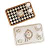 2023 New Fantasy Style Draining Mat, 11.8 X 15.75in Super Absorbent Dish Drying Mat Washable Plates Dish Drying Pad, Soft Diatom Mud Non-slip Drain Pad Quick Dry Mat for Kitchen Counter (C+F) view 1