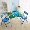 Blue's Clues 3 Piece Children's Activity Square Table and Chair Set, Ages 3+ view 1