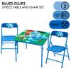 Blue's Clues 3 Piece Children's Activity Square Table and Chair Set, Ages 3+ view 2