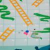 DENSLEY&CO Beach Towel with Game Pieces Set | 160CM x 90CM (Snakes & Ladders 2) view 2