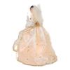 Kurt Adler 12-Inch UL 10-Light Ivory & Gold African American Angel Treetop view 3