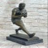 Genuine Bronze Sport Rugby Australian Player Sculpture Artwork Figure Handmade Decor Gift Sale by Think Bronze view 1