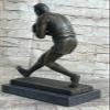 Genuine Bronze Sport Rugby Australian Player Sculpture Artwork Figure Handmade Decor Gift Sale by Think Bronze view 3