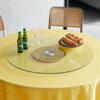 FREAZE Hotel Glass Turntable Clear Lazy Susan Round Table Service Tray 20in-40in, Table Centerpiece Rotating Plate, Heavy Duty Tempered Glass (Smooth/Durable) (Size : 100cm/40in) view 2