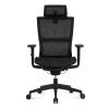Standing Desk Chair Adjustable Height, Swivel Task Chair with Arms, Ergonomic Office Chair, with Adjustable Headrest, Headrest, Tilt Function, All Day Comfort (Black) view 1