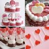 2 Pcs Heart Silicone Molds, Different Sizes Heart Chocolate Mold HearT Shape Candy Molds for Cookie Decor, Pastry, Cake, Chocolate Making view 3