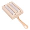 Handheld Dust Cleansing Brush, Manual Carpet Sweeper with Double Rollers, Bed Sheets Sweeping Cleaning Brush with Handle, Hand Broom Brush for Bed Sofa Furniture Clothes Desktop Counter view 1