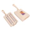 Handheld Dust Cleansing Brush, Manual Carpet Sweeper with Double Rollers, Bed Sheets Sweeping Cleaning Brush with Handle, Hand Broom Brush for Bed Sofa Furniture Clothes Desktop Counter view 4