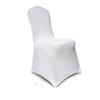 MOCOBA 50 100Pcs Wedding Chair Covers Spandex Stretch Slipcover for Restaurant Banquet Hotel Dining Party Universal Chair Cover,Flat,Front White,100PCS view 1