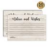 Advice and Wishes Cards, 50 Cards, for Wedding, New Mr and Mrs, Baby Shower, Retirement, Graduation, Anniversary (4" x 6") view 3