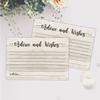 Advice and Wishes Cards, 50 Cards, for Wedding, New Mr and Mrs, Baby Shower, Retirement, Graduation, Anniversary (4" x 6") view 4