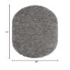 Rugs.com Marilyn Monroe Shag Collection Rug  4' x 6' Oval Slate Gray Shag Rug Perfect for Living Rooms, Large Dining Rooms, Open Floorplans view 2