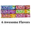 Puchao Gummy n' Soft Japanese Chewy Candy (6 pack) Cola, Ramune, Grape, Strawberry, Melon, Mango Assortment Gift Set view 2