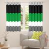 Erosebridal Green Gray Blackout Curtains 42" Wx84 L Geometric Striped Curtains & Drapes Patchwork Black White Grey Stripes Window Curtains for Bedroom Living Room,Modern Window Treatments 2 Panels view 4