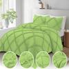International Sheets 5 Piece Luxurious Diamond Ruffle Comforter Set Super Soft 500 GSM All Season Pintuck 1000 Thread Count, 100% Egyptian Cotton, Twin/Twin XL Size Sage Color view 3