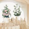 Fofetbfo Artificial Rose Flower for Wedding Arch and Aisle Entry Floral Decor Wedding Flower Arrangement Silk Flower Table Centerpiece for Wedding Aisle Welcome Entrance view 3