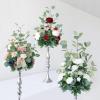 Fofetbfo Artificial Rose Flower for Wedding Arch and Aisle Entry Floral Decor Wedding Flower Arrangement Silk Flower Table Centerpiece for Wedding Aisle Welcome Entrance view 4