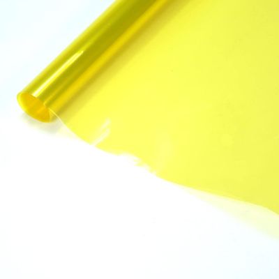 2 rolls/ pack 2M Covering Film / Transparent film 60 x 200 cm Blue/ Yellow/ Red/ Green/ Silver/ White/ White & Red Covering Film Foils/Covering/Decal for Balsawood Models (Transparent Lemon yellow)