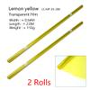 2 rolls/ pack 2M Covering Film / Transparent film 60 x 200 cm Blue/ Yellow/ Red/ Green/ Silver/ White/ White & Red Covering Film Foils/Covering/Decal for Balsawood Models (Transparent Lemon yellow) view 2