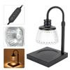 Candle Lamp Glass Shade with 2 Bulbs and Timer Melting Wax Lamp Height and Brightness Adjustable Top Down Candle Warmer Lamp view 3