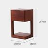LIOONS Contemporary Candle Lamp Premium Solid Wood Candle Warmer Lamp with Dimmable Switch Melting Wax Lamp Great Home Decoration view 2
