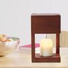 LIOONS Contemporary Candle Lamp Premium Solid Wood Candle Warmer Lamp with Dimmable Switch Melting Wax Lamp Great Home Decoration view 3