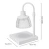 Candle Lamp Glass Shade with 2 Bulbs and Timer Melting Wax Lamp Height and Brightness Adjustable Top Down Candle Warmer Lamp view 2