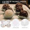 100pcs Chocolate Truffle Wrappers Candy Cups Muffin Liners Hollow Baking Cups Wedding Baby Shower Birthday Party Favors view 2