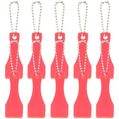 FOMIYES 10pcs Scratchers Tools Ticket Scratchers Scratch Off Ticket Plastic Material Small Keychain Scrapers